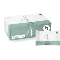 Naïf Wet Wipes Box Plastic Free 8 X 54 Vochtige Doekjes (432 Vochtige Doekjes)