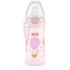 NUK Babyfles Active Beker, Roze, Motief Konijntje 300ml