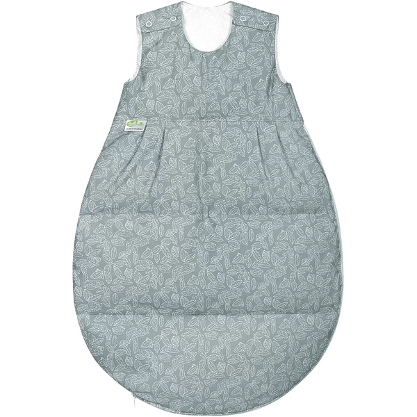 Odenwälder Thermo Nest Donzen Slaapzak White Leaves Grijs
