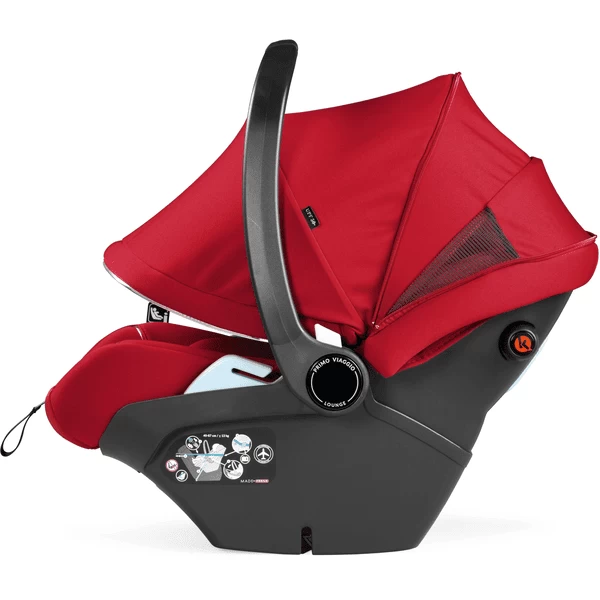 Peg Perego Baby Autostoel Primo Viaggio Lounge Rood Glans - Afbeelding 4