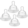 Philips Avent Anti-Colic Classic+ Speen Voor Fles SCF632/27, Langzame Voedselstroom Vanaf De 1e Maand, 2 X 2 Stuks