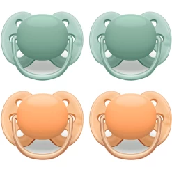 Philips Avent Fopspeen Ultra Zacht SCF091/03 Neutraal 0 - 6 Maanden 4 Stuks