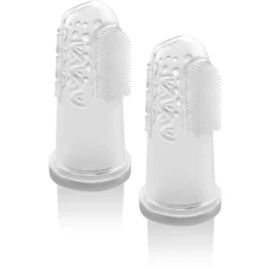 Reer Siliconen Vingertandenborstel 2 Stuks