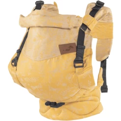 SCHMUSEWOLKE Draagzak Comfort Botanisch Golden Linnen