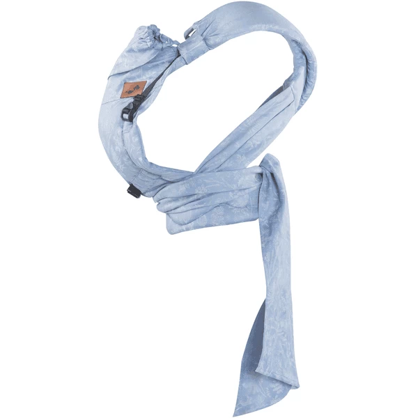 SCHMUSEWOLKE Draagzak Half Buckle Fleur Provence Linnen - Afbeelding 3