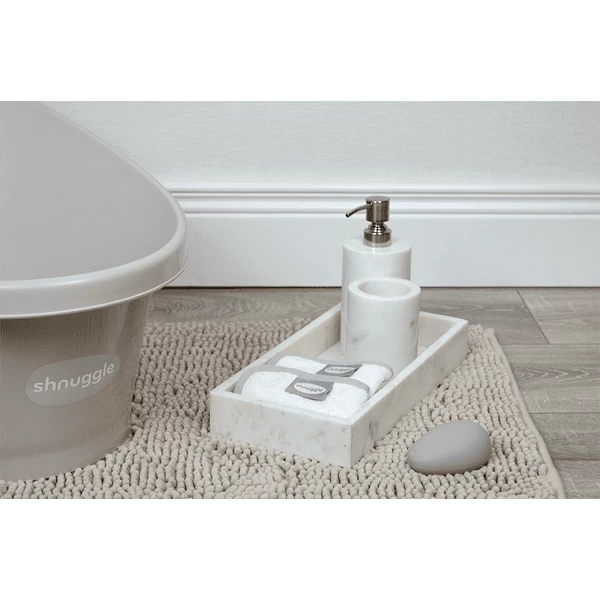 Shnuggle® Shnuggle ® Baby Badje In Taupe / Lichtgrijs - Afbeelding 3
