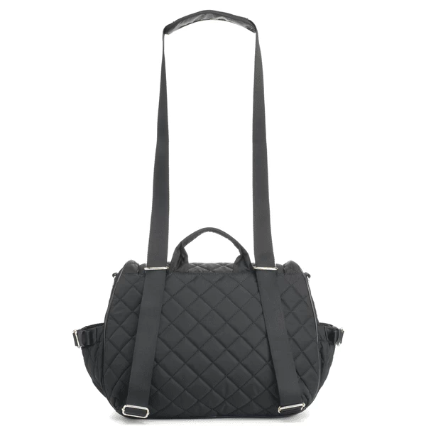 Storksak Luiertas Rugzak Poppy Quilt Black - Afbeelding 4