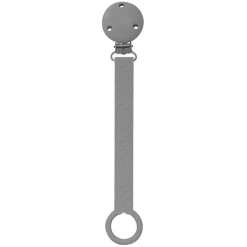 The Cotton Cloud Speenkoord Scallop Silicone, Graphite