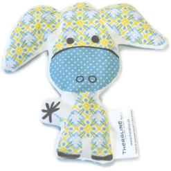 THERALINE Kersenpitkussen Knuffelkussentje Turquoise Ezel Laguna