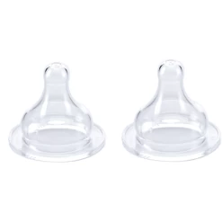 THERMOBABY® Thermobaby ® Siliconen Speen, Set Van 2 Met Variabel Debiet En Brede Voeding