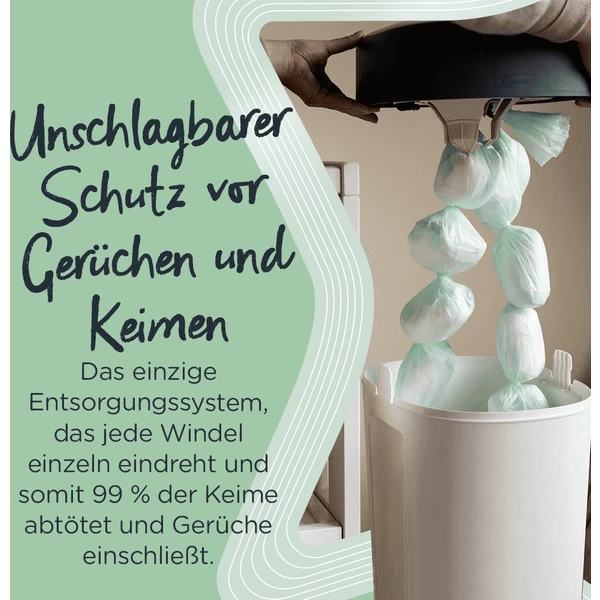 Tommee Tippee Luieremmer Twist & Click Sangenic XL Wit - Afbeelding 2