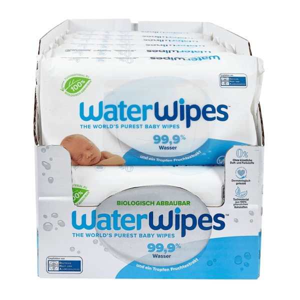 WaterWipes Babydoekjes, Biologisch Afbreekbaar, 12 X 60 Doekjes (720 Stuks) - Afbeelding 4