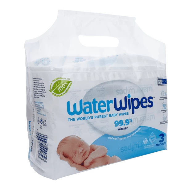 WaterWipes Babydoekjes, Biologisch Afbreekbaar, 360 Doekjes (6 X 60 Stuks) - Afbeelding 4